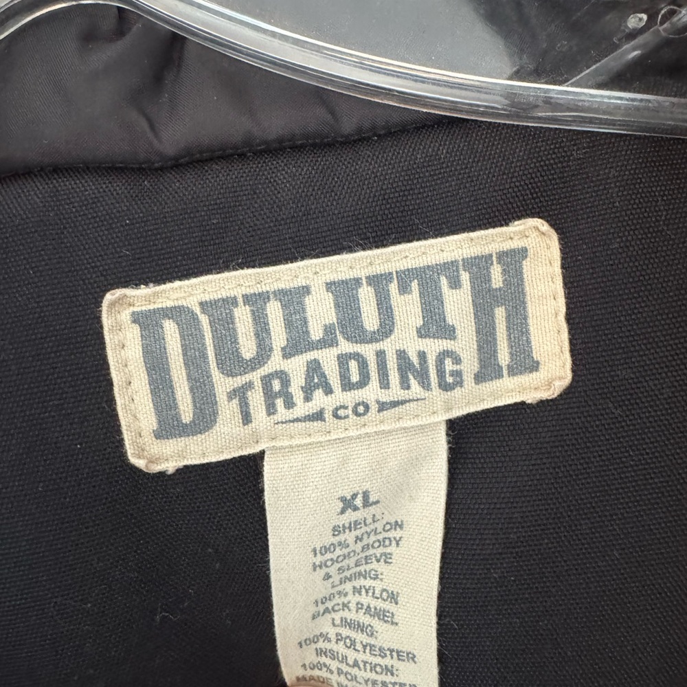 Men's Duluth Whaleback Black Winter Parka - Picture 2 of 8